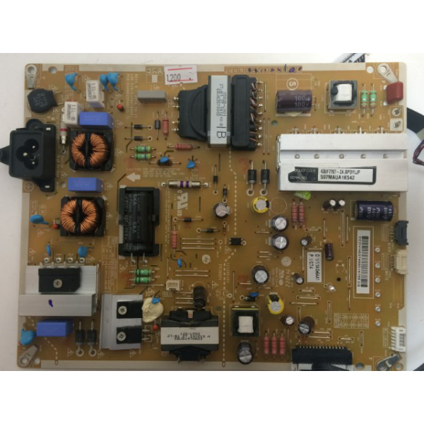 LG  , EAX66205401(1.7) , EAY63748601 , REV1.0 , LGP4043-15UL6 , LG 43UF7787-ZA  POWER BOARD ,  LG 43UF7787-ZA  BESLEME KARTI.
